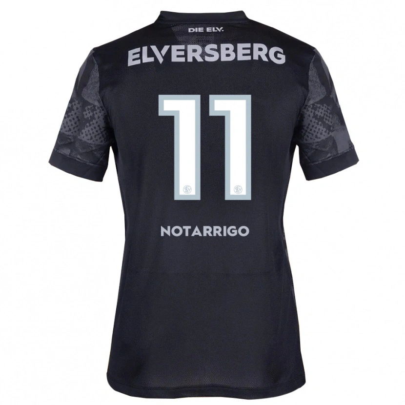Danxen Damen Lionel Notarrigo #11 Schwarz Grau Auswärtstrikot Trikot 2025/26 T-Shirt Österreich