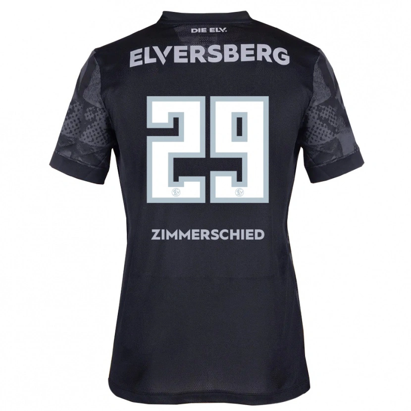 Danxen Damen Tom Zimmerschied #29 Schwarz Grau Auswärtstrikot Trikot 2025/26 T-Shirt Österreich
