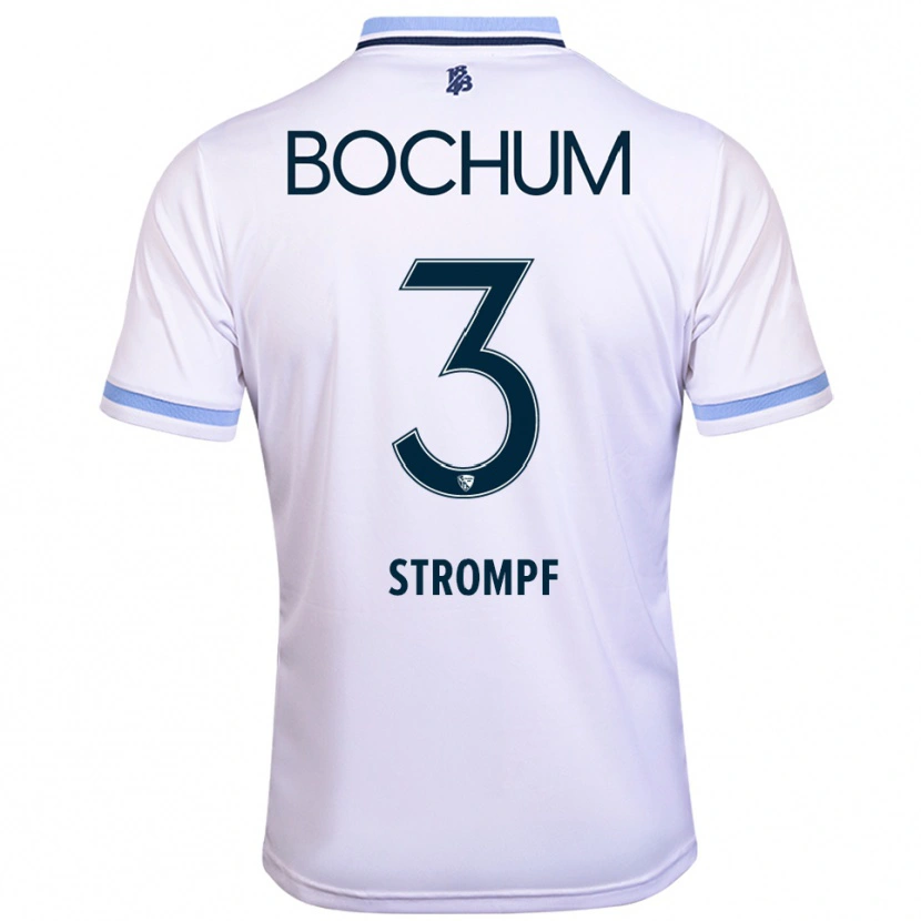 Danxen Damen Philipp Strompf #3 Weiß Himmelblau Auswärtstrikot Trikot 2025/26 T-Shirt Österreich