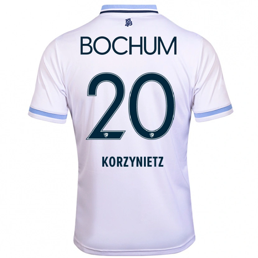 Danxen Damen Jaden Korzynietz #20 Weiß Himmelblau Auswärtstrikot Trikot 2025/26 T-Shirt Österreich
