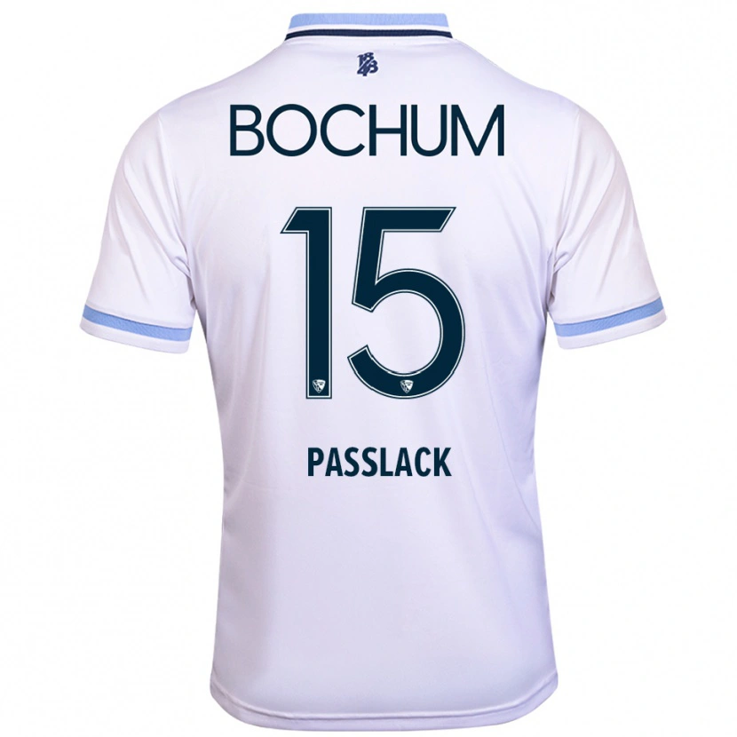 Danxen Damen Felix Passlack #15 Weiß Himmelblau Auswärtstrikot Trikot 2025/26 T-Shirt Österreich