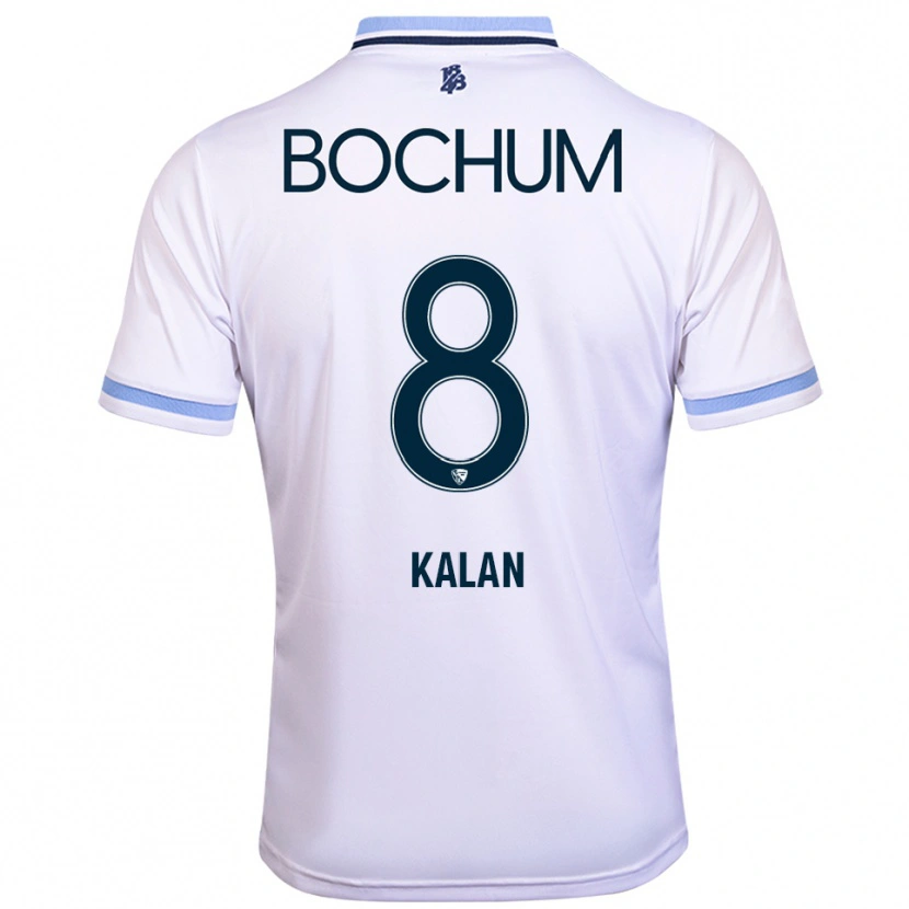 Danxen Damen Nail Kalan #8 Weiß Himmelblau Auswärtstrikot Trikot 2025/26 T-Shirt Österreich