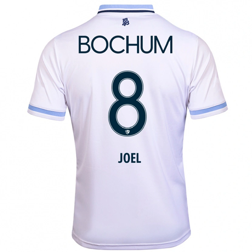 Danxen Damen Nico Joel #8 Weiß Himmelblau Auswärtstrikot Trikot 2025/26 T-Shirt Österreich