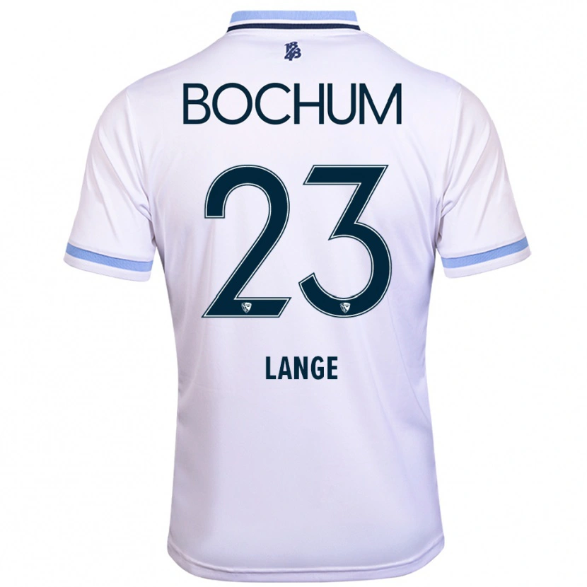 Danxen Damen Nina Lange #23 Weiß Himmelblau Auswärtstrikot Trikot 2025/26 T-Shirt Österreich