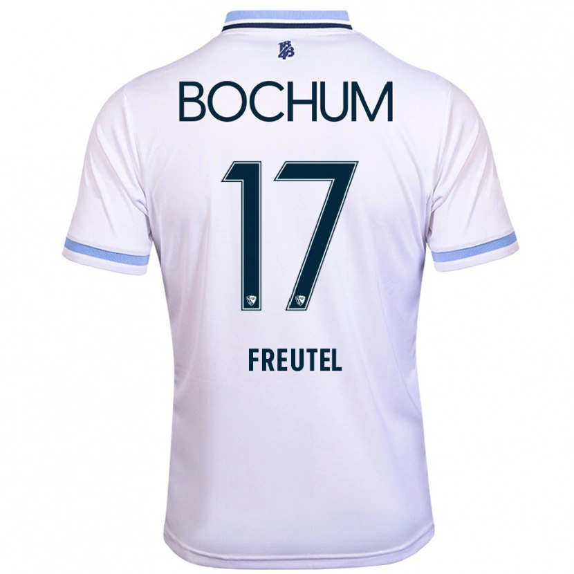 Danxen Damen Sarah Freutel #17 Weiß Himmelblau Auswärtstrikot Trikot 2025/26 T-Shirt Österreich
