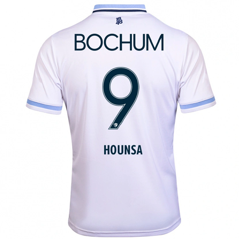 Danxen Damen Eligius Hounsa #9 Weiß Himmelblau Auswärtstrikot Trikot 2025/26 T-Shirt Österreich