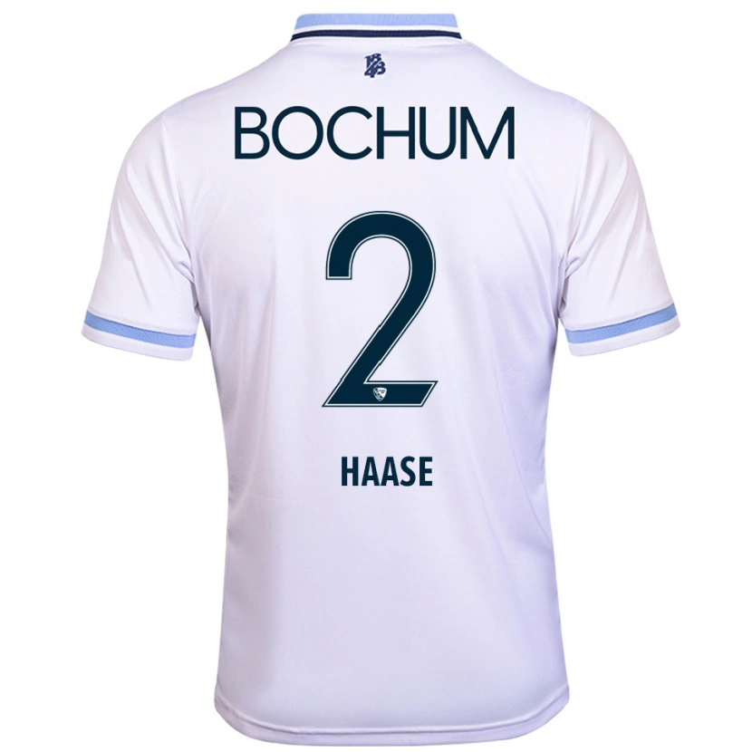 Danxen Damen Antonia Haase #2 Weiß Himmelblau Auswärtstrikot Trikot 2025/26 T-Shirt Österreich