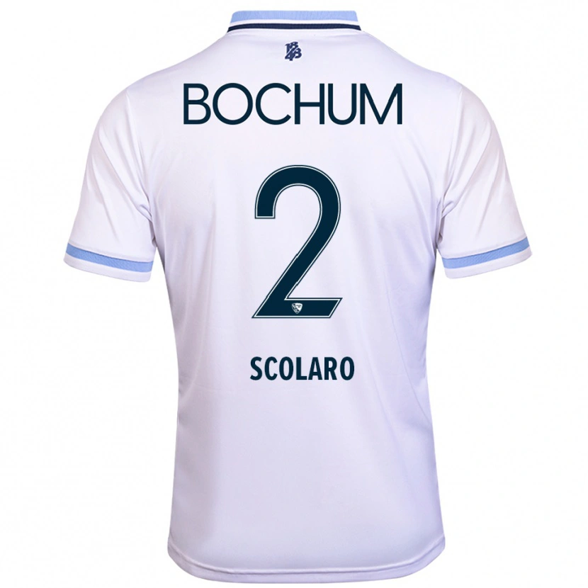 Danxen Damen Roberto Scolaro #2 Weiß Himmelblau Auswärtstrikot Trikot 2025/26 T-Shirt Österreich