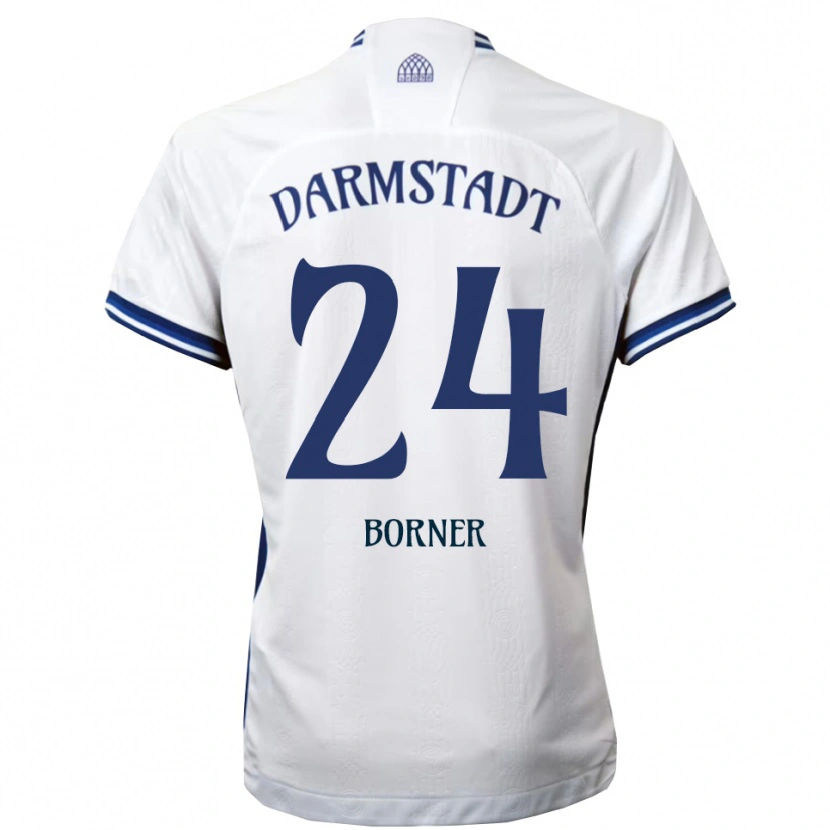 Danxen Damen Benedikt Börner #24 Weiß Blau Auswärtstrikot Trikot 2025/26 T-Shirt Österreich