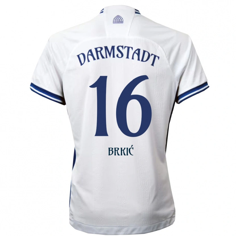 Danxen Damen Amar Brkić #16 Weiß Blau Auswärtstrikot Trikot 2025/26 T-Shirt Österreich