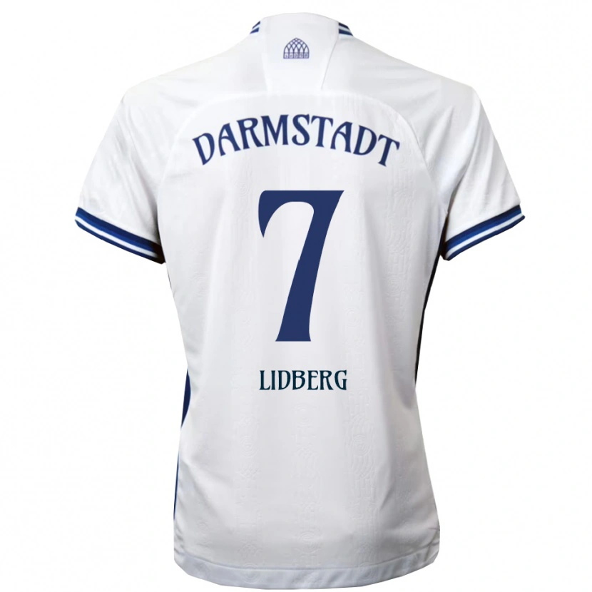 Danxen Damen Isac Lidberg #7 Weiß Blau Auswärtstrikot Trikot 2025/26 T-Shirt Österreich