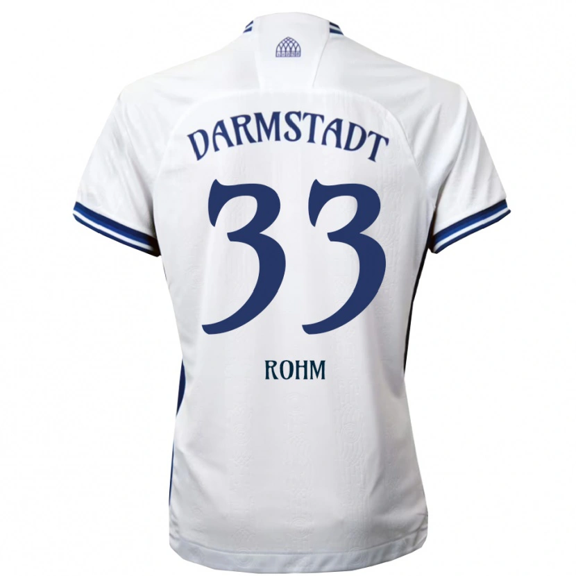 Danxen Damen Mareg Rohm #33 Weiß Blau Auswärtstrikot Trikot 2025/26 T-Shirt Österreich