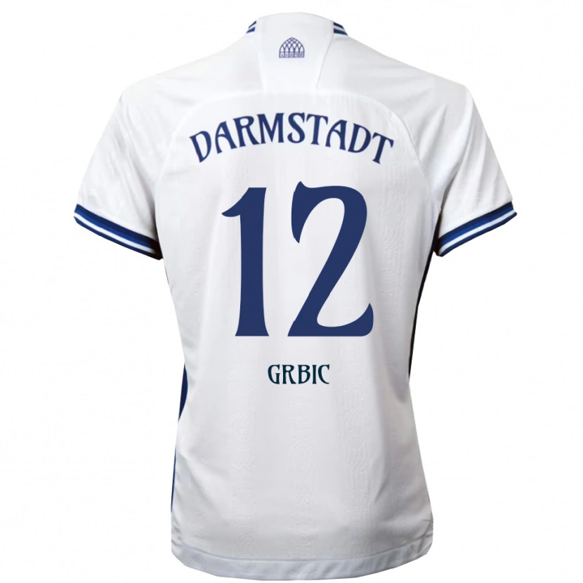Danxen Damen Viktor Grbic #12 Weiß Blau Auswärtstrikot Trikot 2025/26 T-Shirt Österreich