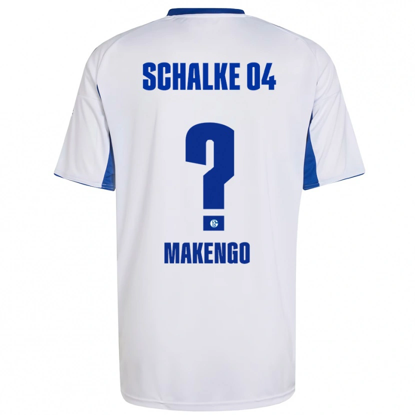 Danxen Damen Richard Makengo #0 Weiß Blau Auswärtstrikot Trikot 2025/26 T-Shirt Österreich