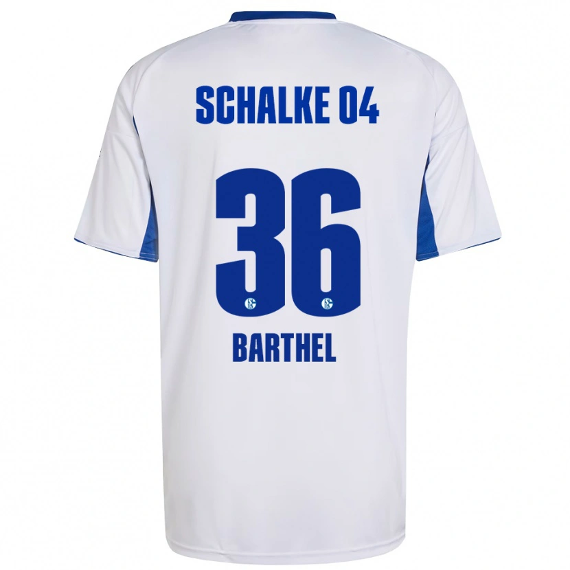 Danxen Damen Niklas Barthel #36 Weiß Blau Auswärtstrikot Trikot 2025/26 T-Shirt Österreich