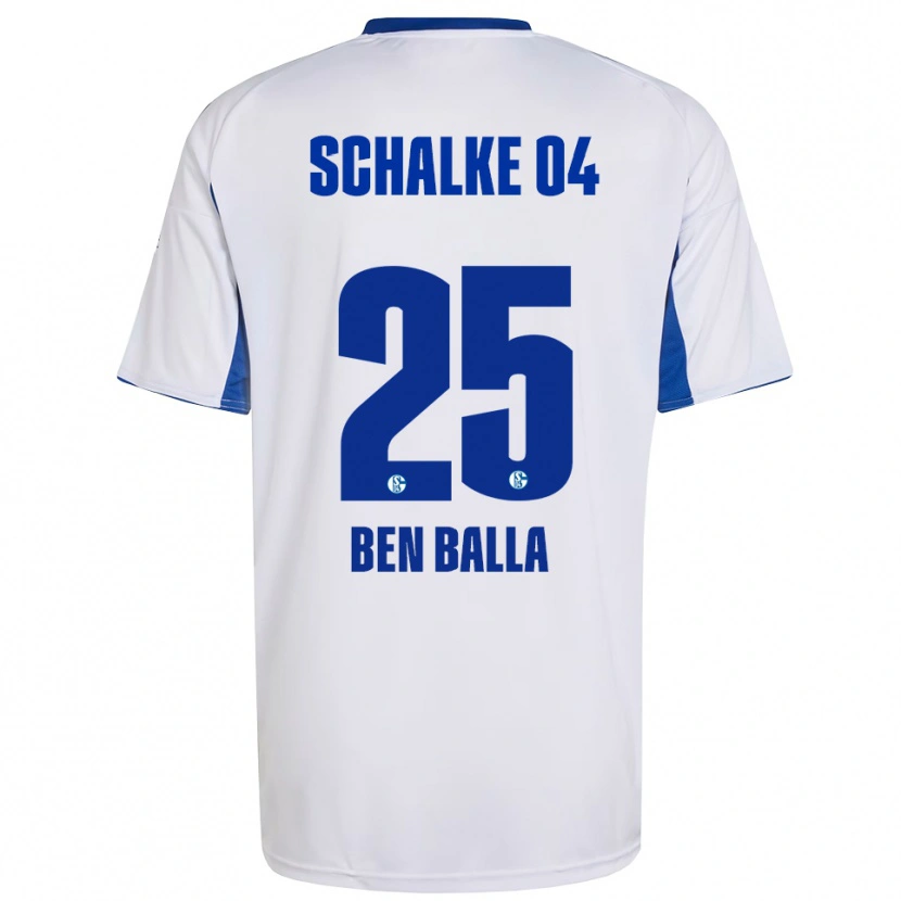 Danxen Damen Yassin Ben Balla #25 Weiß Blau Auswärtstrikot Trikot 2025/26 T-Shirt Österreich
