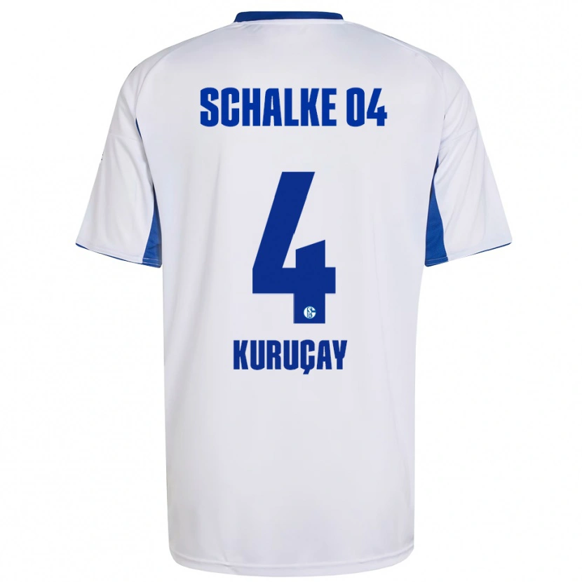 Danxen Damen Hasan Kuruçay #4 Weiß Blau Auswärtstrikot Trikot 2025/26 T-Shirt Österreich