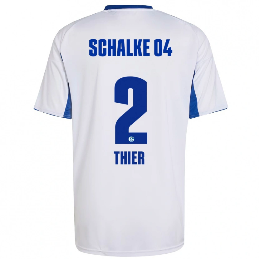 Danxen Damen Silas Thier #2 Weiß Blau Auswärtstrikot Trikot 2025/26 T-Shirt Österreich