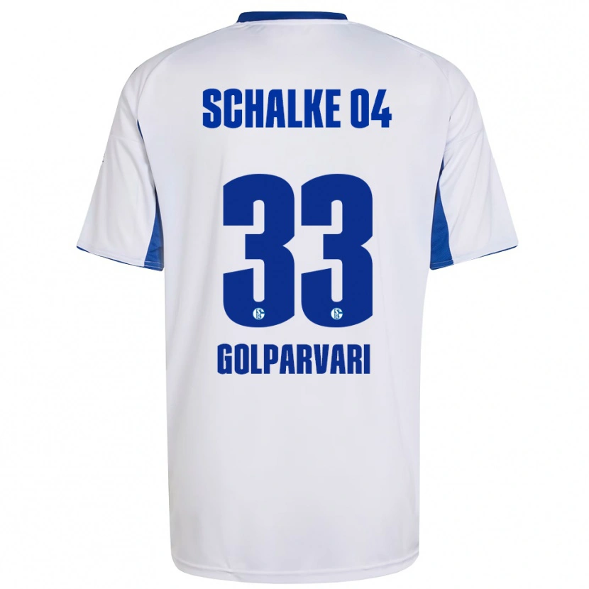 Danxen Damen Tara Golparvari #33 Weiß Blau Auswärtstrikot Trikot 2025/26 T-Shirt Österreich