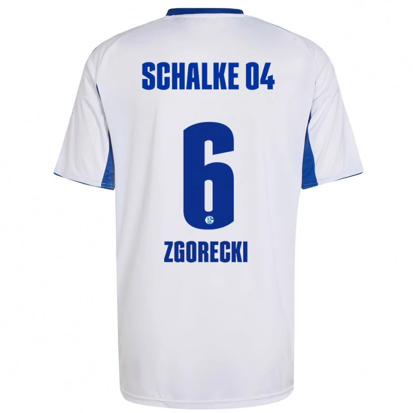 Danxen Damen Jonas Zgorecki #6 Weiß Blau Auswärtstrikot Trikot 2025/26 T-Shirt Österreich