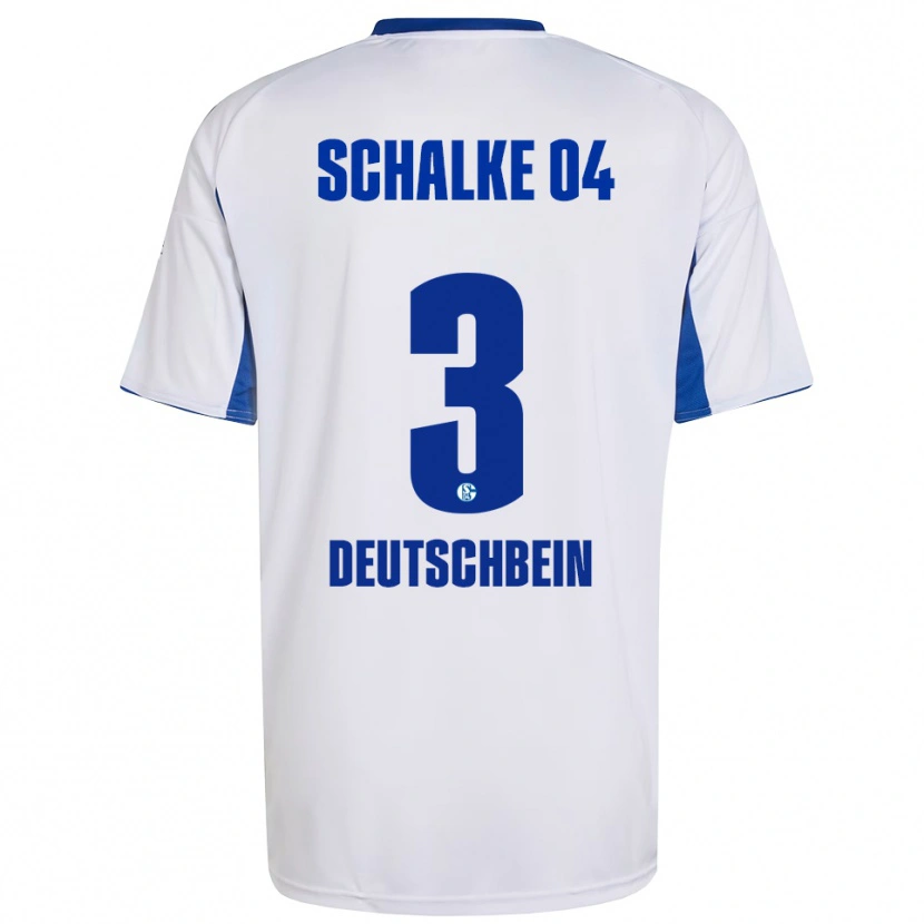 Danxen Damen Lasse Deutschbein #3 Weiß Blau Auswärtstrikot Trikot 2025/26 T-Shirt Österreich