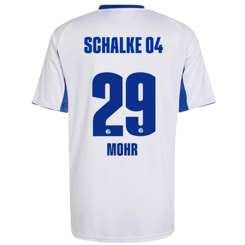 Danxen Damen Tobias Mohr #29 Weiß Blau Auswärtstrikot Trikot 2025/26 T-Shirt Österreich