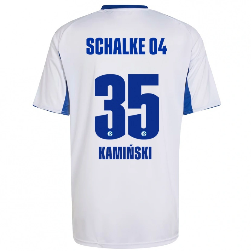 Danxen Damen Marcin Kaminski #35 Weiß Blau Auswärtstrikot Trikot 2025/26 T-Shirt Österreich