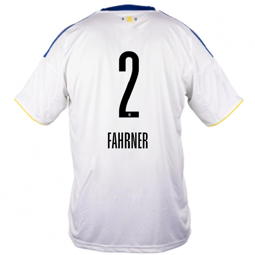 Danxen Damen Philip Fahrner #2 Weiß Blau Gelb Auswärtstrikot Trikot 2025/26 T-Shirt Österreich