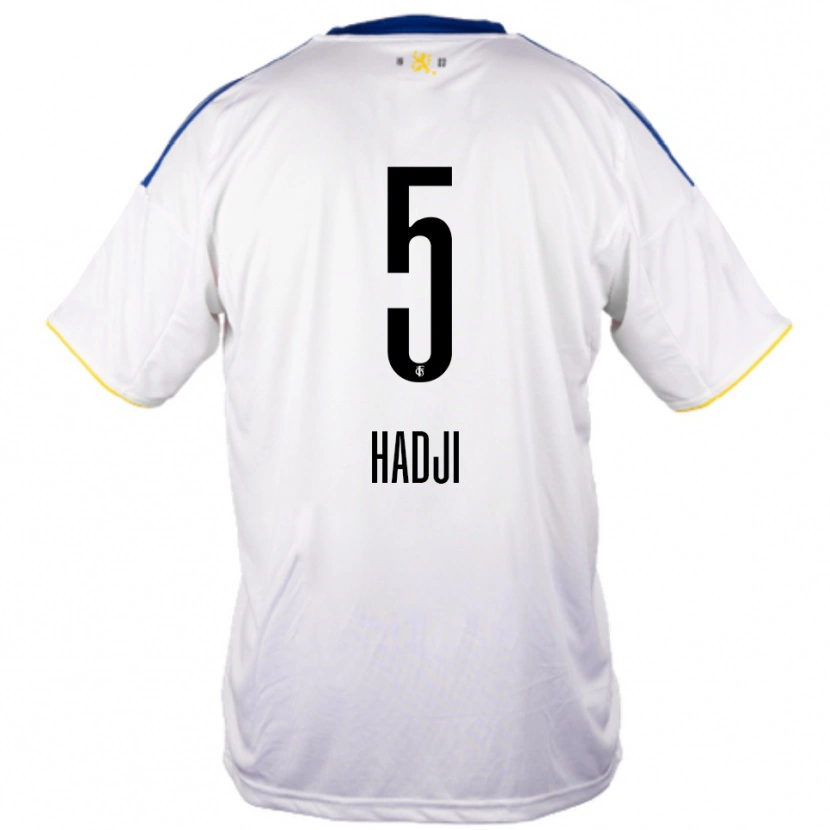 Danxen Damen Wahid Hadji #5 Weiß Blau Gelb Auswärtstrikot Trikot 2025/26 T-Shirt Österreich
