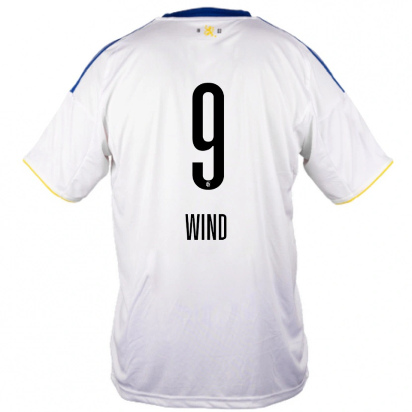 Danxen Damen Lena Wind #9 Weiß Blau Gelb Auswärtstrikot Trikot 2025/26 T-Shirt Österreich