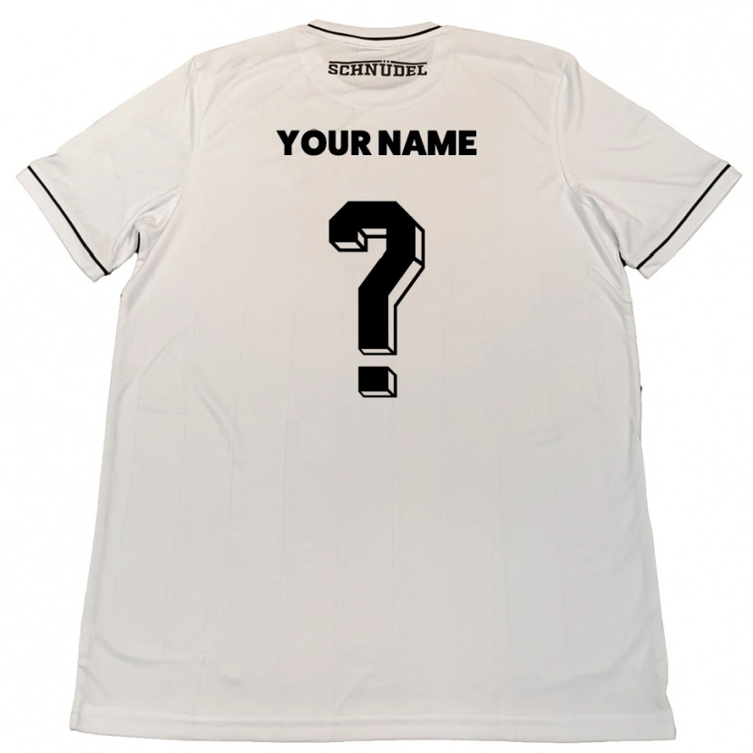Danxen Damen Ihren Namen #0 Weiß Schwarz Auswärtstrikot Trikot 2025/26 T-Shirt Österreich