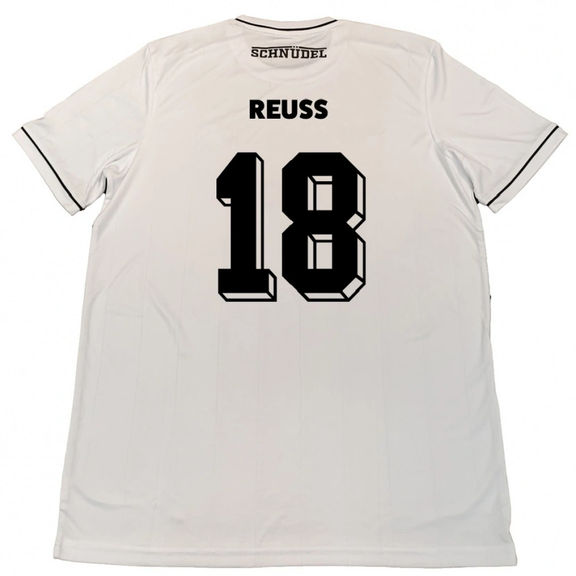 Danxen Damen Noah Reuß #18 Weiß Schwarz Auswärtstrikot Trikot 2025/26 T-Shirt Österreich