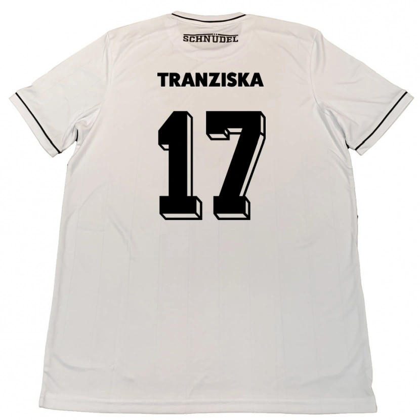 Danxen Damen Jakob Tranziska #17 Weiß Schwarz Auswärtstrikot Trikot 2025/26 T-Shirt Österreich
