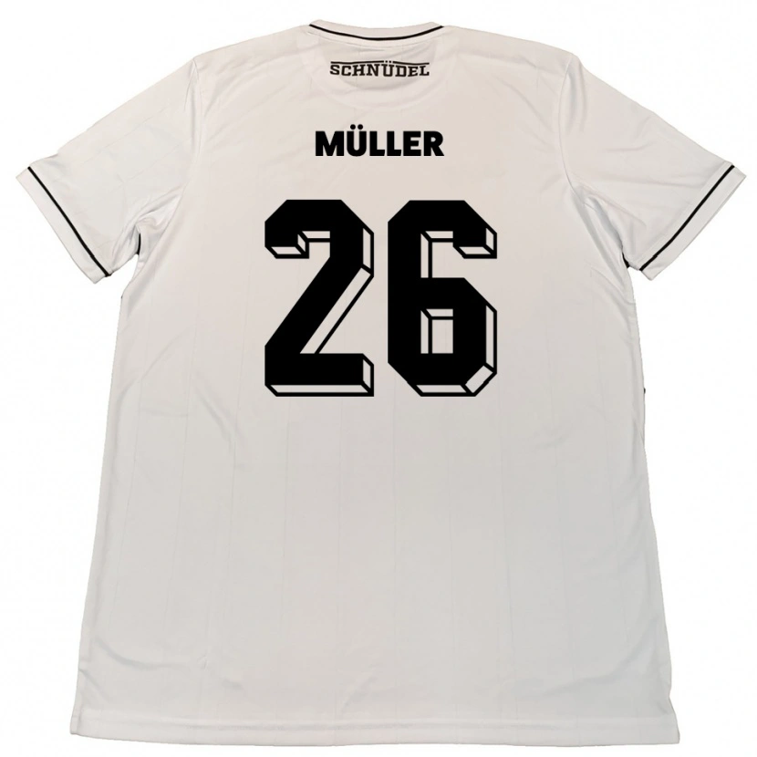Danxen Damen Maro Müller #26 Weiß Schwarz Auswärtstrikot Trikot 2025/26 T-Shirt Österreich