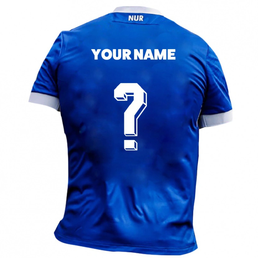 Danxen Damen Ihren Namen #0 Blau Weiß Auswärtstrikot Trikot 2025/26 T-Shirt Österreich