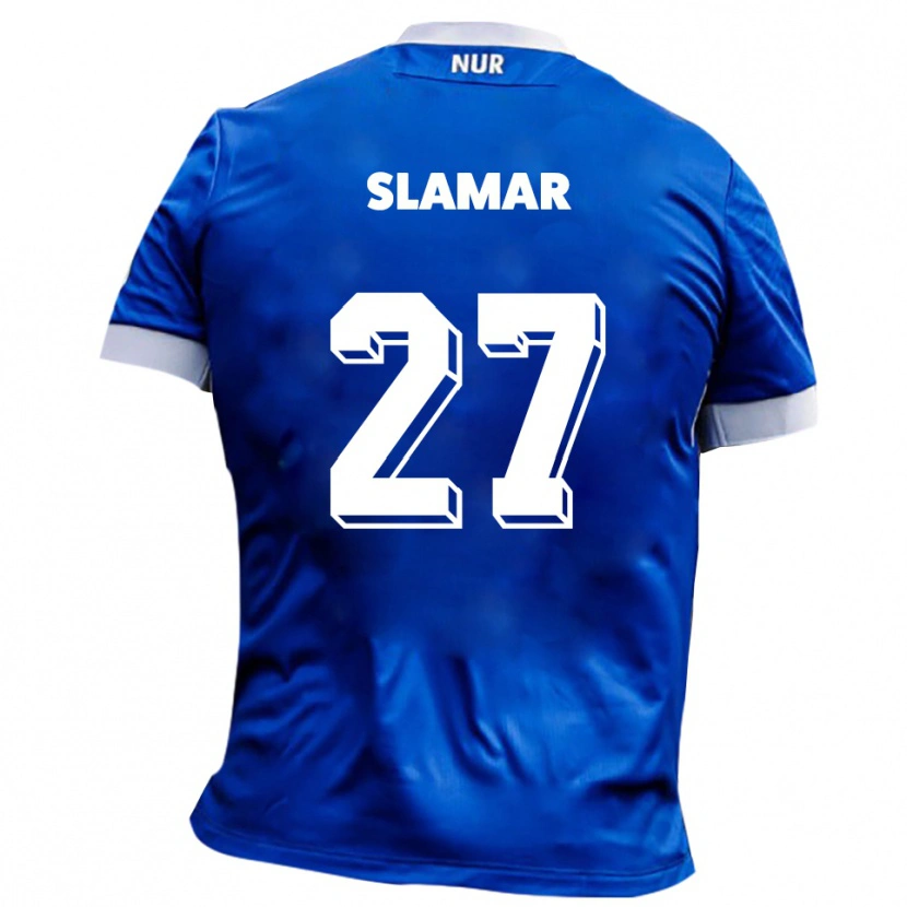 Danxen Damen Dennis Slamar #27 Blau Weiß Auswärtstrikot Trikot 2025/26 T-Shirt Österreich