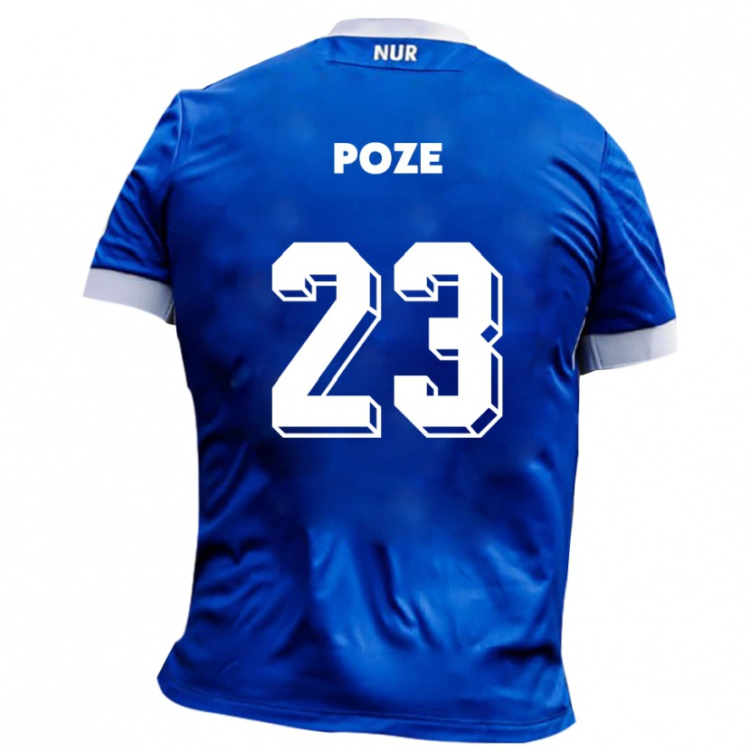 Danxen Damen Paulas Poze #23 Blau Weiß Auswärtstrikot Trikot 2025/26 T-Shirt Österreich