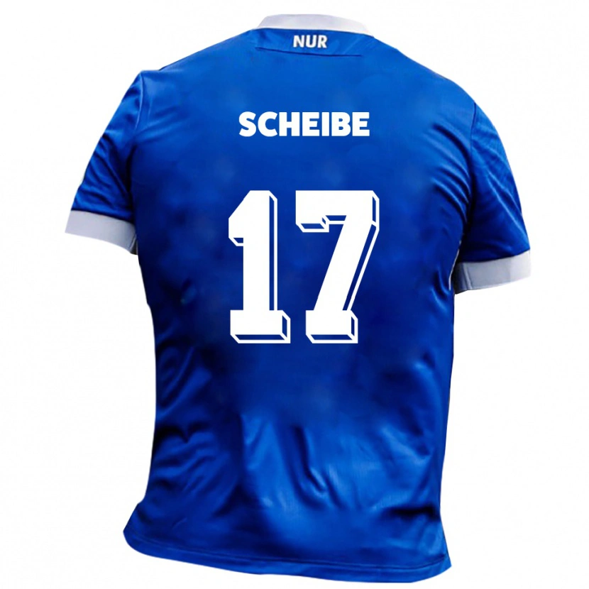 Danxen Damen Niklas Scheibe #17 Blau Weiß Auswärtstrikot Trikot 2025/26 T-Shirt Österreich