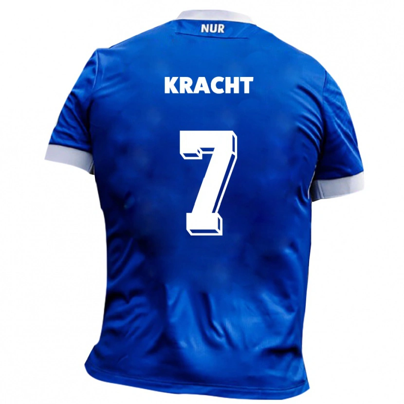 Danxen Damen Edwin Kracht #7 Blau Weiß Auswärtstrikot Trikot 2025/26 T-Shirt Österreich
