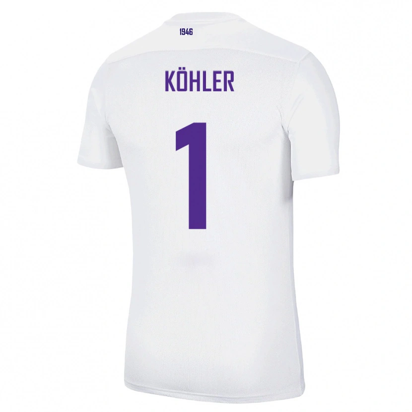 Danxen Damen Lucas Köhler #1 Weiß Grün Auswärtstrikot Trikot 2025/26 T-Shirt Österreich