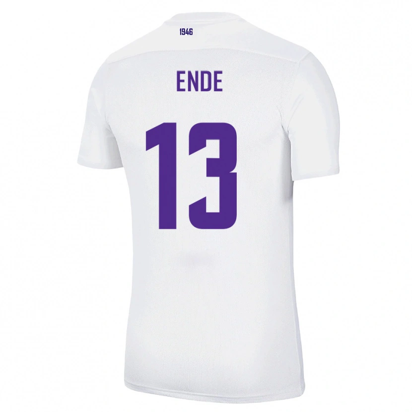 Danxen Damen Oskar Ende #13 Weiß Grün Auswärtstrikot Trikot 2025/26 T-Shirt Österreich