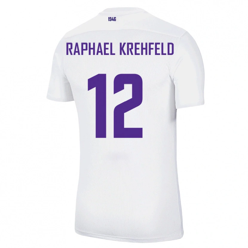 Danxen Damen Luca Raphael Krehfeld #12 Weiß Grün Auswärtstrikot Trikot 2025/26 T-Shirt Österreich