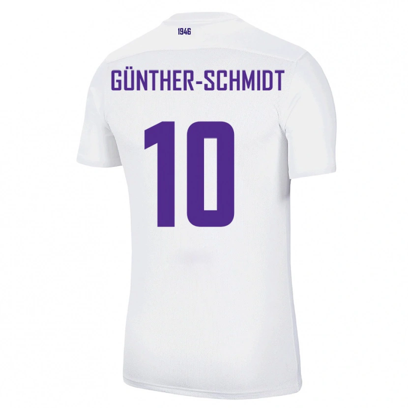 Danxen Damen Julian Günther-Schmidt #10 Weiß Grün Auswärtstrikot Trikot 2025/26 T-Shirt Österreich