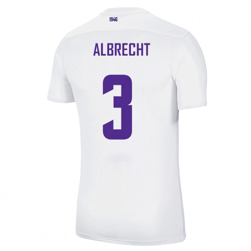 Danxen Damen Ben Albrecht #3 Weiß Grün Auswärtstrikot Trikot 2025/26 T-Shirt Österreich