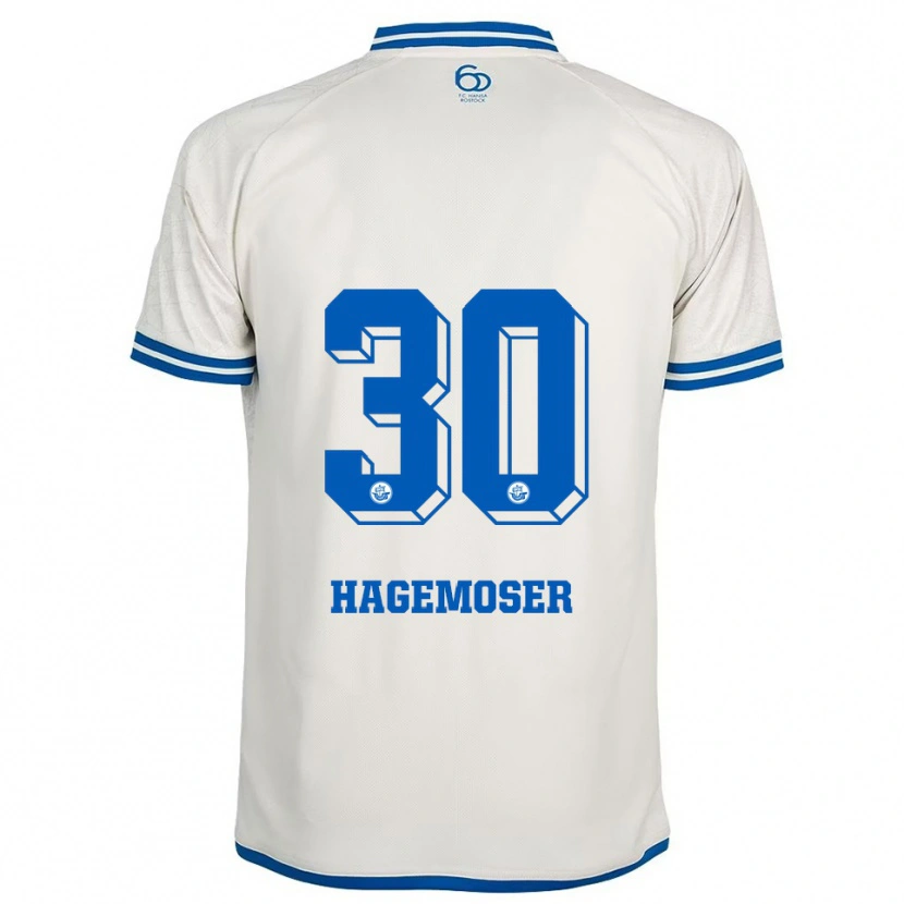 Danxen Damen Max Hagemoser #30 Weiß Blau Auswärtstrikot Trikot 2025/26 T-Shirt Österreich