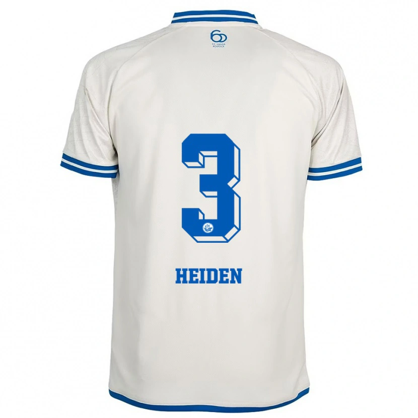 Danxen Damen Maximilian Heiden #3 Weiß Blau Auswärtstrikot Trikot 2025/26 T-Shirt Österreich