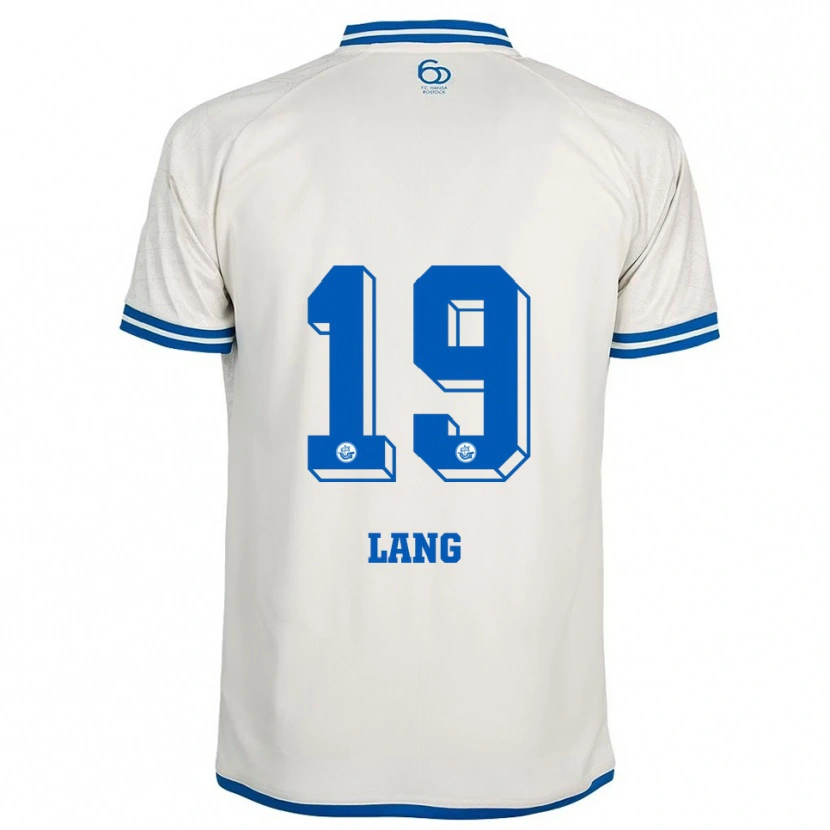 Danxen Damen Finn-Ole Lang #19 Weiß Blau Auswärtstrikot Trikot 2025/26 T-Shirt Österreich