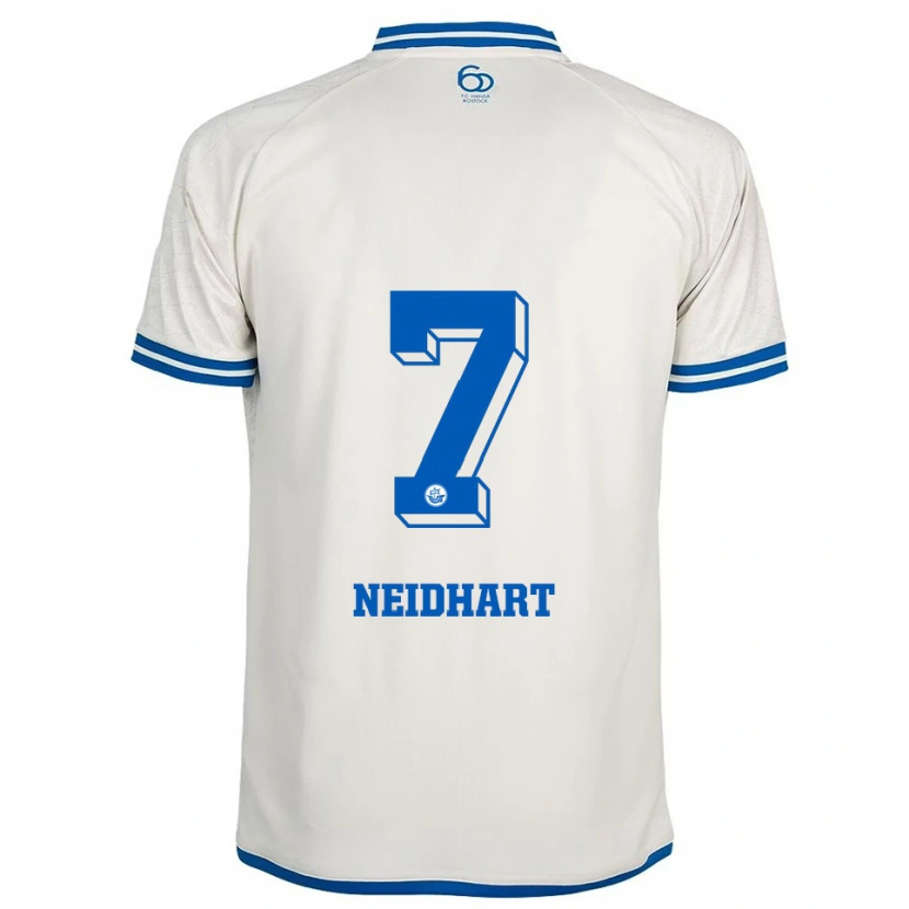 Danxen Damen Nico Neidhart #7 Weiß Blau Auswärtstrikot Trikot 2025/26 T-Shirt Österreich