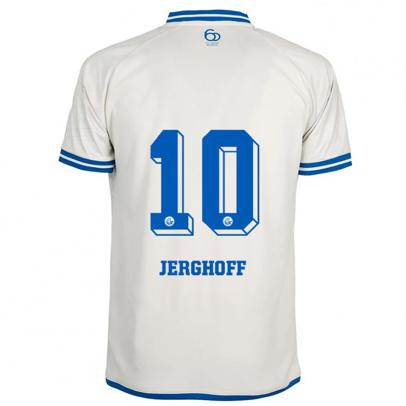 Danxen Damen Ole Jerghoff #10 Weiß Blau Auswärtstrikot Trikot 2025/26 T-Shirt Österreich