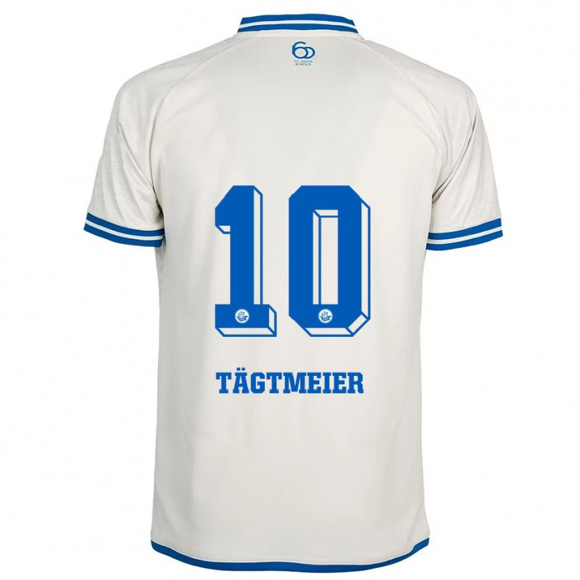 Danxen Damen Sarah Tägtmeier #10 Weiß Blau Auswärtstrikot Trikot 2025/26 T-Shirt Österreich